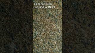 Stone Industry Jewels 15 Pocono Green India petrology graniteslabs granitecountertop [upl. by Emmerich107]