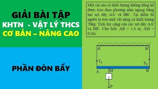 Bài tập về đòn bẩy 1 [upl. by Alahc]