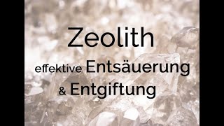 ZeolithKlinoptilolith  effektive Entsäuerung amp Entgiftung DrMichael Vogt amp Walter Häge [upl. by Conn]