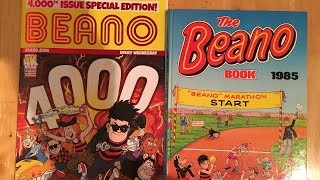 BEANO COMIC ISSUES 4000 vs 1985 BEANO ANNUAL [upl. by Chak]