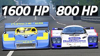 Can The Most POWERFUL Racing Car Beat An 80s GROUP C [upl. by Tamarra268]