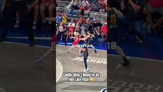 Caitlin Clark had defender falling backwards 😳caitlinclark basketball wnba [upl. by Dnomyad]