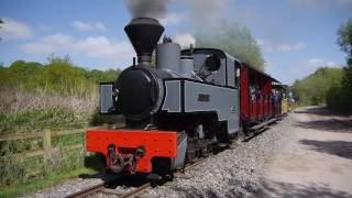 Apedale Valley Narrow Gauge Steam Railway Tracks to the Trenches Saturday 14th May 2016 [upl. by Violet]