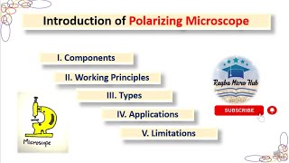 Introduction of Polarizing microscope polarizedmicroscopemicrobiologylecture [upl. by Lalita]