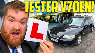 KJØRER V70EN PÅ TEST TUR [upl. by Ennairrek211]