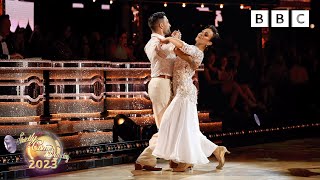 Amanda Abbington and Giovanni Pernice Foxtrot to Everywhere by Fleetwood Mac ✨ BBC Strictly 2023 [upl. by Violette]