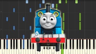 Thomas the Tank Engine  Theme Song Piano Tutorial Synthesia [upl. by Aicnom350]