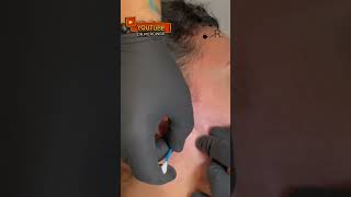 surface tragus piercing freehand only with needle [upl. by Ialohcin]