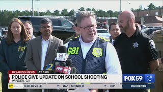 Georgie officials say school shooter was 14yearold boy [upl. by Arries]