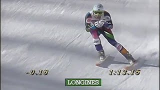 Günther Mader wins superG Val d Isère 1993 [upl. by Drolyag330]