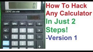 How To Hack Any Calculator In 2 Steps  Just For Fun 1 [upl. by Alarice397]