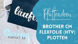 Plotteranleitung  Flexfolie Textilfolie plotten und auf Textilien übertragen [upl. by Norbert]