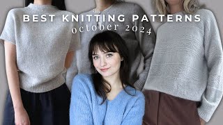 my top knitting patterns released in october 2024 🎃 [upl. by Einalem911]