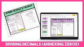 Dividing Decimals by Decimals with Annexing Zeros Tutorial Video [upl. by Eilyac]