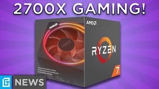 Ryzen 7 2700X Gaming Benchmarks On The X470 [upl. by Lednahs]