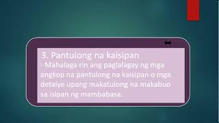 Tekstong Impormatibo Mga Elemento [upl. by Ahsote]