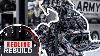 11000hp HEMI V8 engine timelapse DSR’s US Army NHRA Top Fuel dragster  Redline Rebuild S2E3 [upl. by Netsreik253]