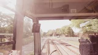 Tram Ride Manchester Airport to Victoria Drivers Eye View [upl. by Paehpos286]