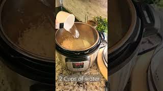 How to cook rice in Instant pot  Cara masak nasi pakai Instant Pot rice instantpot shorts [upl. by Duffie]