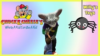 Chuck E Cheeses Family Fun for Kids  FUNNY Cute GAMES Tickets amp Prizes  Willys Toys [upl. by Newra]