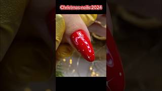 christmas christmasnails nails nailtutorial [upl. by Enylorac]