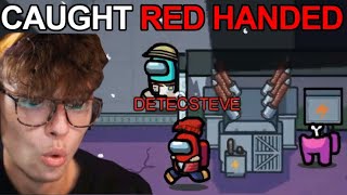 DETECSTEVE Caught RED HANDED as Imposter and STILL WON [upl. by Aicileb]