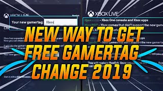 NEWHow to Change your Xbox One Gamertag For Free 2019  New Gamertag System [upl. by Areema]