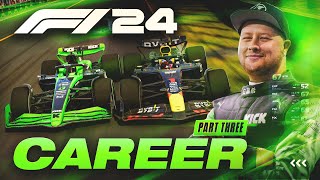 F1 24 Career Mode Part 3 HOME RACE HERO [upl. by Learrsi]