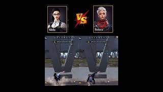 Nikita Vs Notora FREE FIRE CHARACTER ABILITY TEST 🥵HOW IS BEST🤔shortfeed shortvideo shorts [upl. by Hayman]