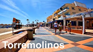 Torremolinos Beach Playa de la Carihuela to Benalmadena Coast del Sol Spain [upl. by Laven918]