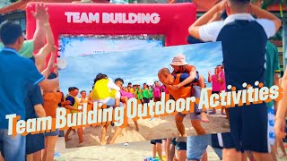 Team Building Ideas  Outdoor Beach Front Activities [upl. by Cynarra530]