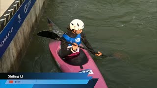 Shiting Li China  Kayak Slalom Final  2024 ICF Hangzhou Super Cup China [upl. by Nnael]