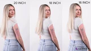 Cliphair Extensions Length Guide 26quot to 16quot [upl. by Buchbinder]