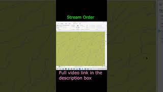 Stream Order Map shortsvideo arcgispro [upl. by Rehsa435]