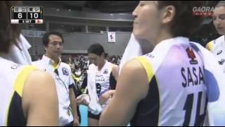 Set 3 Toray vs Hitachi V league 2015 2016 [upl. by Ellerihs237]