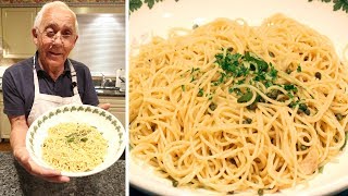 Spaghetti Aglio e Olio and Anchovies Recipe [upl. by Janeta]