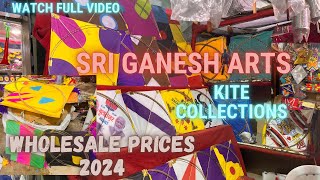 Sri Ganesh Arts Patang WholesaleSankranthi Vlogs Manja Prices 2024 Monokite Sankranthi 2024 [upl. by Emmalynne]