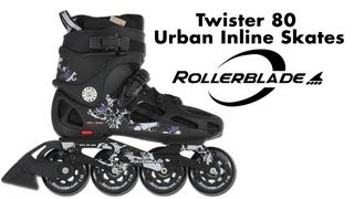 Rollerblade Twister 80 Urban Inline Skates Review [upl. by Eecram]