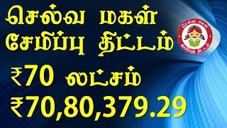 செல்வ மகள் சேமிப்பு திட்டம் வருமானம் ₹70 லட்சம் கிடைக்குமா  Selva Makal Semippu Thittam in Tamil [upl. by Gaelan]