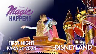 FIRST NIGHTTIME MAGIC HAPPENS Parade 2024  Disneyland Resort 4K [upl. by Naik]