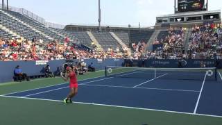 Sabine Lisickis 2nd serve in super slow motion [upl. by Acim849]