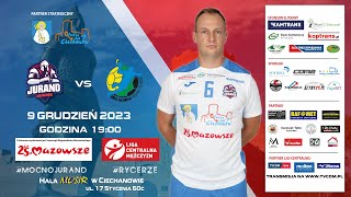 Liga Centralna ZPRP12 kolejka CKS Jurand Ciechanów  MKS Olimpia MEDEX Piekary Śląskie 09122023 [upl. by Dorree282]