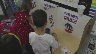 Waukee 1st graders vote in unique election [upl. by Elatan]