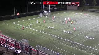 Mens Soccer vs Oneonta Highlights [upl. by Ettelliw]