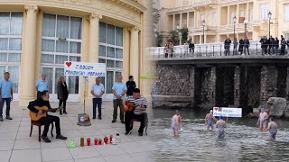 U Opatiji se oprostili od Balaševića pesmom i kupanjem [upl. by Esiralc411]