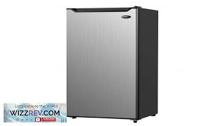 Danby 19quot Wide 44cuft Capacity Compact Refrigerator Stainless Steel Review [upl. by Broderick]