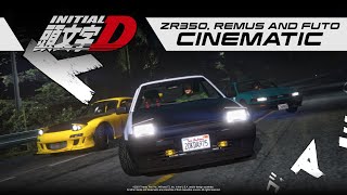 Initial D ZR350 vs Remus vs Futo GTX  Drift Cinematic [upl. by Gibbeon]