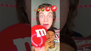 Only Red M Food Eating challenge 🥵 food challenge greenscreen reactionvideo shortsfeed shorts [upl. by Kinsman]