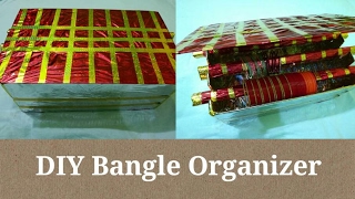 DIY Bangle Organizer in Hindi  Multipurpose Makeup and Accessories Organizer  Anupama Jha [upl. by Roman]