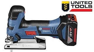 Bosch 18V Barrel Grip Jigsaw  GST 18VLi S [upl. by Badr]